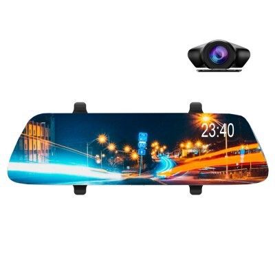 Дзеркало-накладка заднього виду з Full HD реєстратором Aspiring Reflex 9 Dual FHD