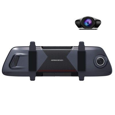 Дзеркало-накладка заднього виду з Full HD реєстратором Aspiring Reflex 9 Dual FHD
