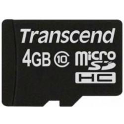 Карта пам'яті Transcend microSDHC 4 GB card Class 10