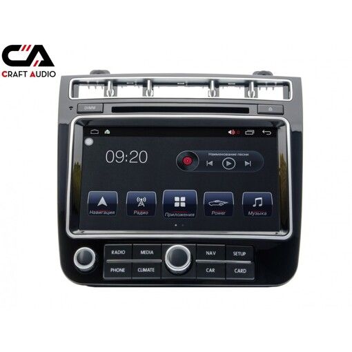 Штатная магнитола CraftAudio CA-860 VW Touareg 2013+