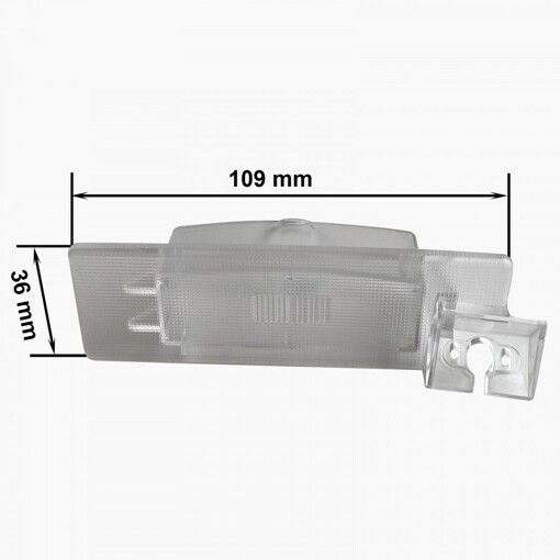 Крепление к камере заднего вида MY-13-0001 HYUNDAI, KIA i40 II (15+), Stonic (17+), i40 I (11-15), Optima III (10-15), Tucson (NX4) (21+), Sonata (NF) (04-10), Tucson (TL) (15-20), Sportage (QL) (15-21), Magentis (MG) (05–11)