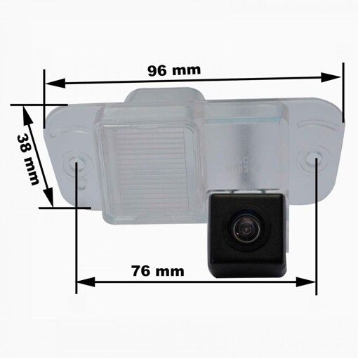 Камера заднего вида Prime-X T-012 SsangYong Actyon I (05-13)