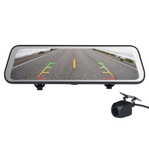 Дзеркало накладка заднього виду з Full HD реєстратором Globex GE-802WGR