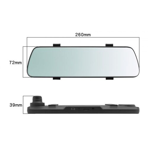 Зеркало-накладка заднего вида с Full HD регистратором Aspiring Reflex 5