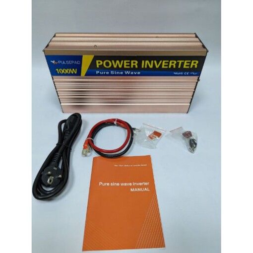Инвертор с зарядным устройством Pulsepad PSWCH-1000 12V 1000W PURE SINE WAVE