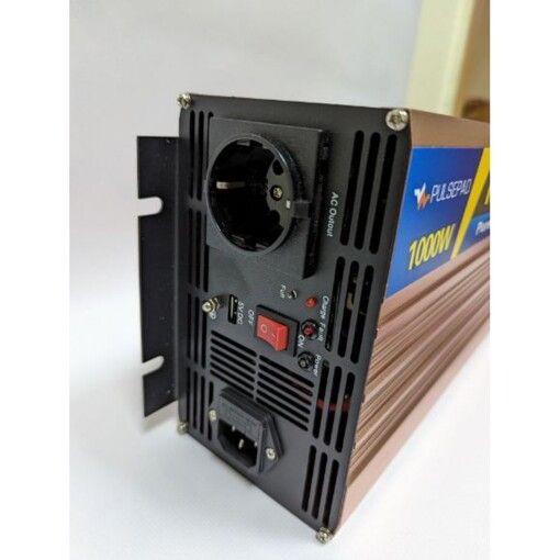 Инвертор с зарядным устройством Pulsepad PSWCH-1000 12V 1000W PURE SINE WAVE