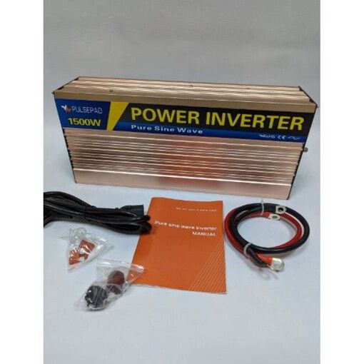 Інвертор із зарядним пристроєм Pulsepad PSWCH-1500 12V 1500W PURE SINE WAVE