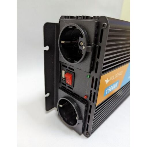 Инвертор Pulsepad MSW-1500 12V 1500W MODIFIED SINE WAVE