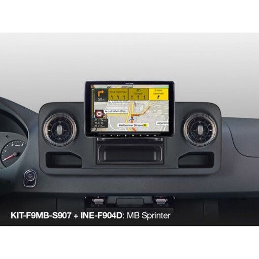 Мультимедиа 1-DIN с 9&quot; монитором Alpine INE-F904D