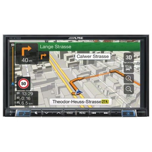 Мультимедиа 1-DIN с 7&quot; монитором Alpine INE-W720D