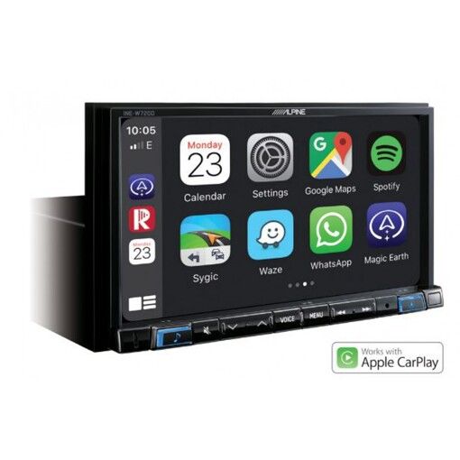 Мультимедиа 1-DIN с 7&quot; монитором Alpine INE-W720D