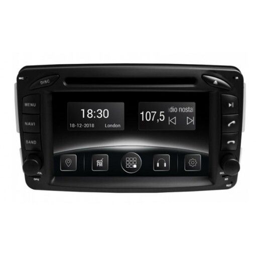 Штатна магнітола Gazer CM5007-W163 Mercedes A (W168), C (W203), E (W210), CLK (W209)