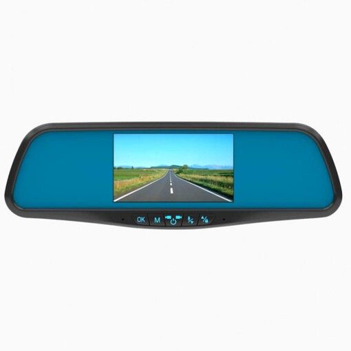 Дзеркало заднього виду із вбудованим FullHD відеореєстратором Prime-X 043DК (+камера)