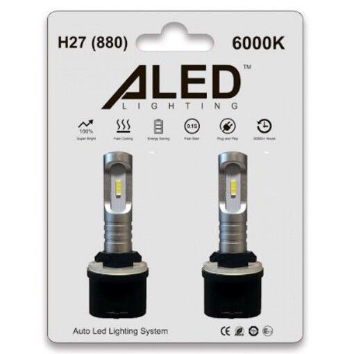 Лампи світлодіодні ALed H27 6000K 13W H27A01 (2шт)