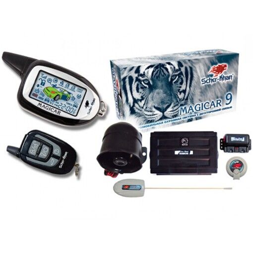 Автосигналізація Scher-Khan Magicar 9 із брелоком із сиреною