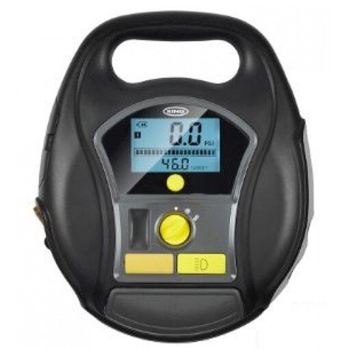 Компресор RING RTC6000 двомоторний з цифровим манометром та LED ліхтарем.