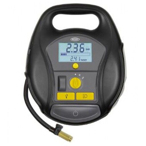 Компресор RING RTC6000 двомоторний з цифровим манометром та LED ліхтарем.