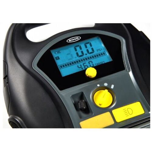 Компресор RING RTC6000 двомоторний з цифровим манометром та LED ліхтарем.