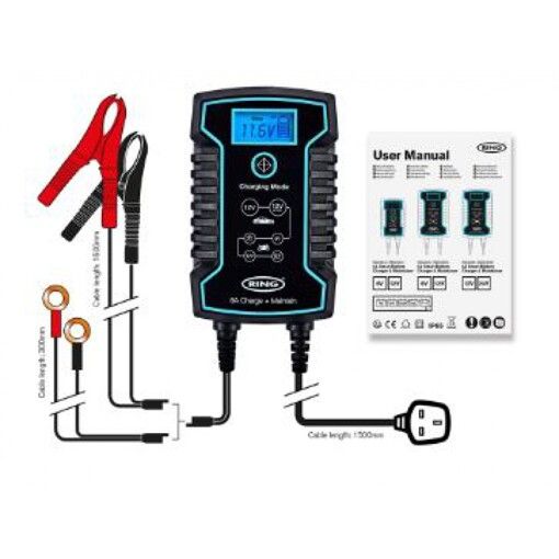 Интеллектуальное зарядное устройство RING RESC806 6/12В, 6А