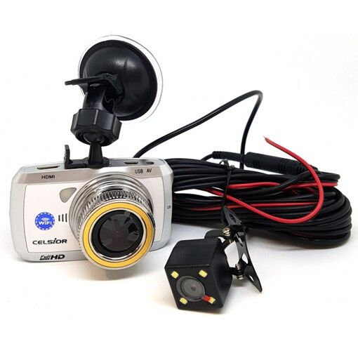 Видеорегистратор Celsior DVR CS-219D Wi-Fi (White)