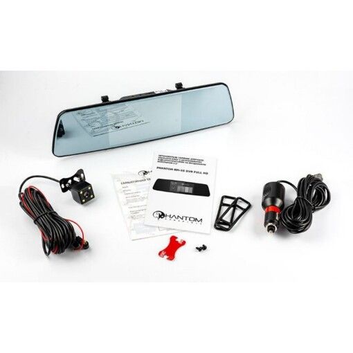 Зеркало заднего вида со встроенным Full HD видеорегистратором PHANTOM RM-55 DVR Full HD