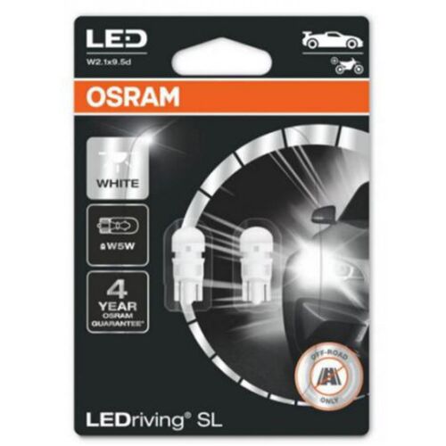 Габарит LED OSRAM 2825DRP-02B W5W Red 12V (2шт.)