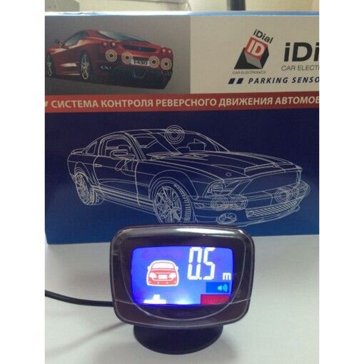 Парктроник iDial ID-069-8 LCD черный