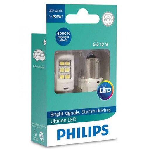 Габарит LED Philips Ultinon P21W 12V 11498ULWX2 White (2шт.)
