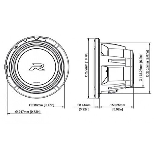 Сабвуфер Alpine R2-W10D4