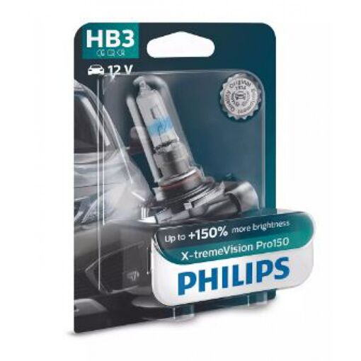 Лампа галогенна Philips HB3 X-treme Vision Pro +150% 55W 12V B1 9005XVPB1