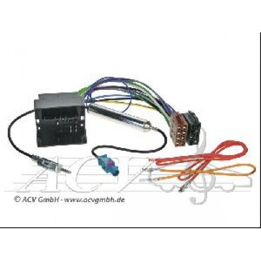 Перехідник Авто-ISO з антовим кутовим адаптером 1324-46 Audi,Seat,Skoda,VW