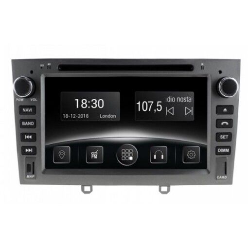 Штатная магнитола Gazer CM5007-408W Peugeot 408 (2010-2013)