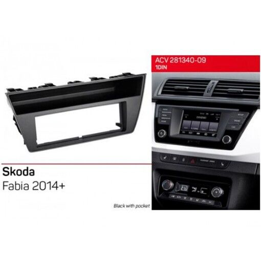 Рамка переходная ACV 281340-09 Skoda Fabia