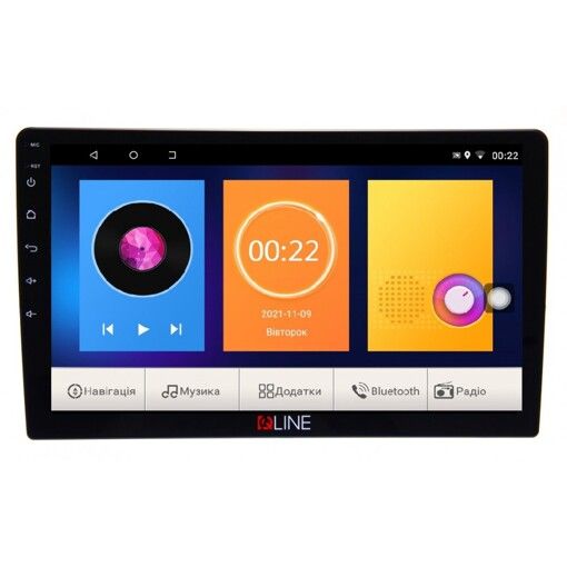 Мультимедийный центр Qline AMR-1021 Android 10 2/16 10' УЦЕНКА 1