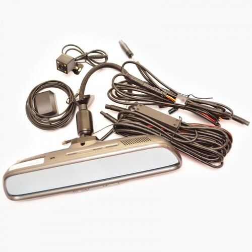 Зеркало заднего вида с двухканальным регистратором и монитором Prime-X 108 ANDROID