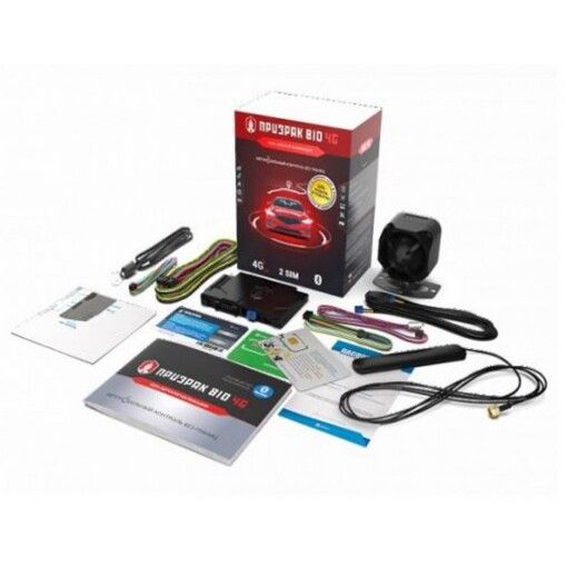 Автосигналізація безбрелочна Prizrak-810BT 4G GSM із сиреною