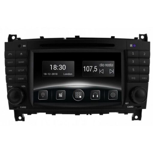 Штатна магнітола Gazer CM5007-W203 Mercedes C (W203) (2004-2007)