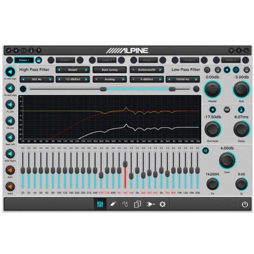 Процессор-усилитель Alpine PDP-E800DSP