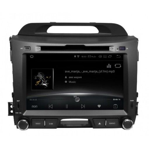 Штатна магнітола Gazer CM6008-SL Kia Sportage (SL) (2010-2015)