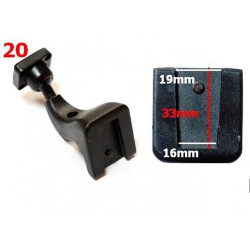 Крепление к зеркалу заднего вида Jimi JC600 BK-20