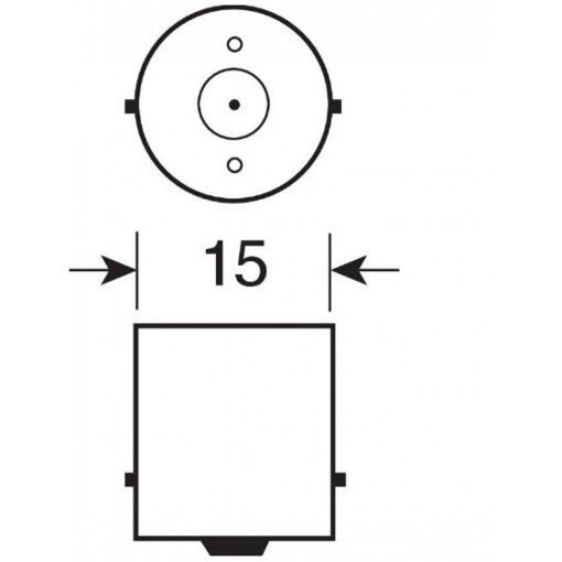 Габарити LED Osram LEDriving Standard Cool White P21W 12V 7458CW