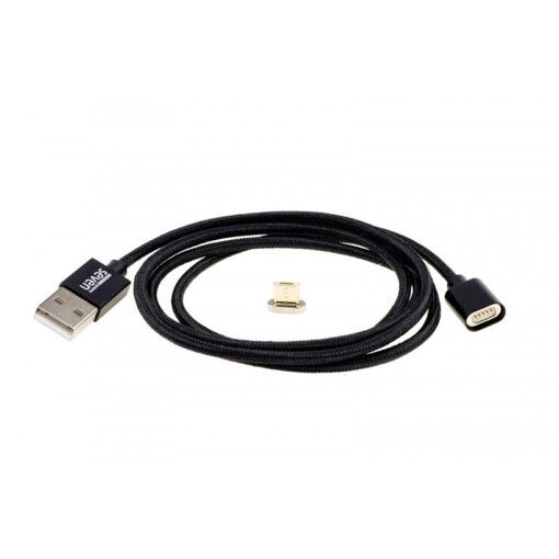 Магнітний кабель SEVEN Systems MC2 Micro-USB, black