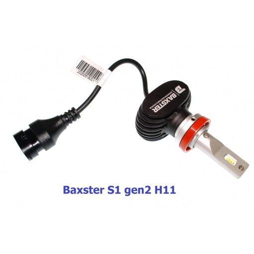 Світлодіодні лампи Baxster S1 gen2 H11 6000K (2 шт)