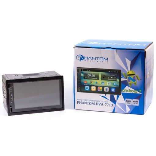 Мультимедіа 2-DIN Phantom DVA-7713 (без приводу)
