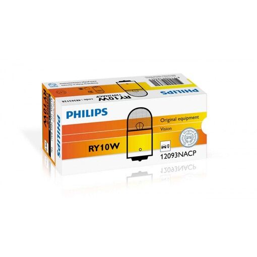 Лампа розжарювання Philips RY10W, 10шт/картон 12093NACP