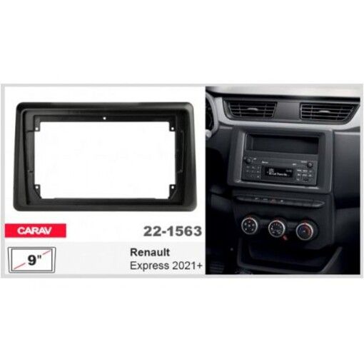 Рамка переходная Carav 22-1563 Renault Express