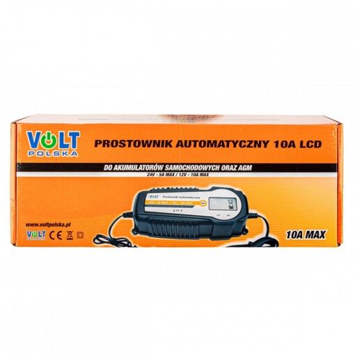 Зарядное устройство VOLT POLSKA 12/24V 10A LCD (0266)