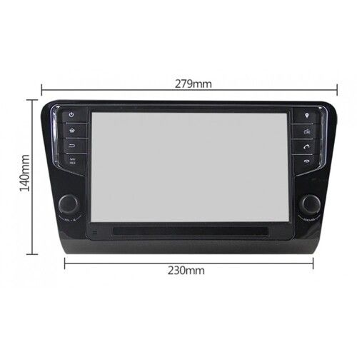 Штатная магнитола BAXSTER DZT1050 Skoda SuperB УЦЕНКА