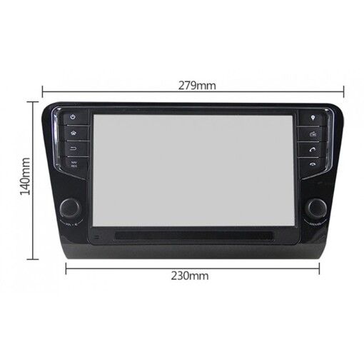 Штатная магнитола Baxster DZT1050 Skoda Octavia A7 9" Android 7.1.2