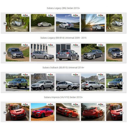 Крепление к камере заднего вида Gazer CAFG110 Subaru XV (GP) (11-17), Legacy (BN) (14-19), Impreza (GR) (07-11), Outback (BS) (14-21), Forester (SH) (08-12)